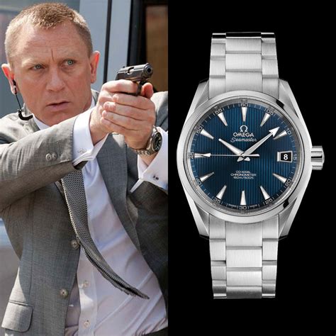 james bond omega seamaster aqua terra|omega skyfall watch.